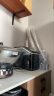 惠康（HICON）制冰机商用小型奶茶店小型30/35kg台式家用迷你全自动方冰块制作机器 【初级款】日产30KG-手动加水 实拍图