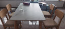 京东京造实木岩板餐桌 FAS级橡木莫氏6级硬度岩板 饭桌桌子 1桌4椅TW02 实拍图