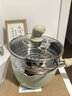 苏泊尔（SUPOR） 宝宝辅食锅套装婴儿奶锅小锅16cm麦饭石色不粘锅煮泡面热牛奶锅 FP绿【奶锅+屉+铲】 16cm 实拍图