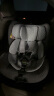 HBR虎贝尔E360儿童安全座椅0-12岁婴儿宝宝车载360度旋转isofix认证 E360-棋盘格灰 晒单实拍图