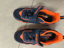 李宁热品牌断码男童凉鞋夏季2026新款儿童镂空运动网鞋男孩网面透气旋转 深蓝橘百搭款 36 实拍图