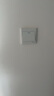 国际电工无线遥控开关220v控制器86型智能双控免布线家用电灯远程随意贴 一开随意贴-白色-需搭配主机使用 实拍图