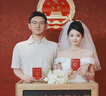 缔晶头纱领证求婚新娘头饰拍照表白登记蓬蓬纱装饰白色头纱儿童头纱 求婚头纱-发夹款 实拍图