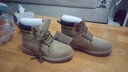 森馬（Senma）时尚潮流英伦加绒保暖马丁靴系带休闲男靴M610313608 月光灰 37码 实拍图