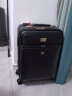 MINLUBAOLUO商务皮箱拉杆箱男士飞机轮行李箱男旅行箱女密码登机箱子母箱子 黑色竖款 20英寸可登机 实拍图