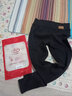 浪莎（LangSha）保暖棉裤女高腰打底裤外穿秋冬加绒加厚小脚裤修身直筒保暖裤子女 纯棉百搭黑色-加绒加厚 4XL [160-175斤] 实拍图