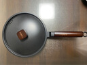 铁荷叶【免开锅】出口日本华味HWEI熟铁锅无涂层炒菜锅不粘锅铸铁锅煎炒 日本不粘煎锅(免开锅)配锅盖 24cm 实拍图
