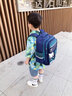 卡米羊Kamiyang儿童书包小学生一二三到六年级男童男生2023新款减负护脊女生书包 宝蓝绿+(挂饰+6件套+手表+笔盒) 大号3-6年级 实拍图