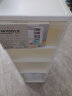 JEJ ASTAGE日本进口夹缝抽屉式收纳柜塑料多层厨房缝隙储物柜窄柜浴室柜子 4层—三浅一深(26*40*85cm) 实拍图