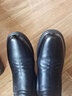 蜘蛛王 SPIDER KING 男鞋棉鞋男冬季加绒保暖皮鞋套脚高帮男靴 02580 黑色 43 实拍图