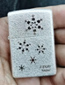 ZIPPO打火机防风煤油 五朵雪花蚀刻镀银 送长辈男友生日元旦送礼 实拍图