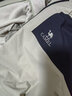 骆驼（CAMEL）三合一冲锋衣户外登山服防风防水保暖潮牌运动外套 A1W231117Z，米灰/黑色男女同款 S 实拍图