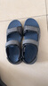 斯凯奇（Skechers）男鞋魔术贴凉鞋运动休闲户外鞋简约露趾沙滩鞋子防滑拖鞋 炭灰色/CHAR 43 实拍图