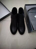 SPIDERKING蜘蛛王冬季妈妈鞋棉皮鞋坡跟中老年棉鞋加绒保暖防滑短靴 黑色 35 实拍图