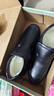 木林森（MULINSEN）皮鞋男士加绒保暖高帮棉靴一脚蹬爸爸鞋男鞋 R8813 实拍图