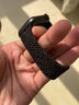 BHO【热销5万+】适用苹果手表表带apple iwatch s10/s11表带s9/se3/2单圈编织表带s8/7尼龙女士男生款 木炭黑色 44/45/46表盘S码【腕围161-173mm】 实拍图