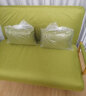 星奇堡 沙发床可折叠两用多功能双人折叠床单人小户型家用沙发 190*120CM 果绿色(带腰枕） 实拍图