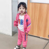 迪士尼（Disney）女童套装春秋季2024新款时髦女孩宝宝洋气网红小童春款儿童装春装 粉红色三件套 110(参考年龄4-5岁) 晒单实拍图
