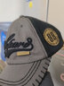 LACKPARD帽子男士春夏字母刺绣棒球帽户外运动遮阳帽时尚个性复古鸭舌帽 黑色 均码 56-59cm可调节 实拍图