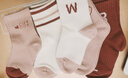 猫人女童袜子儿童棉质中筒袜卡通可爱宝宝中大童休闲袜 混色 M 实拍图