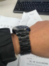 卡罗莱（CALUOLA）全自动机械表手表运动男表防水多功能时尚真皮带精钢带夜光腕表 全黑钢带 CA1069 实拍图