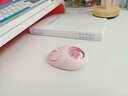迪士尼无线鼠标 蓝牙鼠标双模可爱静音高颜值家用商务充电办公鼠标 女生游戏台式笔记本电脑通用卡通鼠标 草莓熊粉色【无线2.4G/蓝牙双模】静音鼠标 实拍图