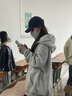 真维斯（Jeanswest）卫衣女春秋季新款外套女开衫连帽情侣男女装上衣服小个子休闲宽松 藏青 爱心线白_K S 实拍图