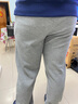 班尼路（Baleno）休闲裤男春秋百搭青少年华夫格潮流长裤男士黑色宽松垂感束脚裤 实拍图