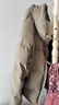 京东京造羽绒服25秋冬新款立领加绒加厚面包服短款羽绒外套 卡其色 XL 实拍图