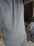 欧迪芬女士保暖内衣男女秋冬暖绒滚边打底内穿含羊毛蚕丝秋衣秋裤套装 男款深灰【上衣+裤子】 XL 实拍图