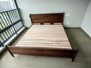 致典北美黑胡桃实木床北欧全实木双人床家用卧室小户型1.8米婚床 4代：1.8米床【高床尾】 实拍图