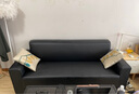 豪瑞森办公沙发简约现代商务接待会客休闲办公室极简二:三人位沙发组合 魅影黑 三人位长190*宽80*高78 实拍图