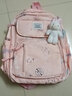 女孩书包小学生一二三四五六年级超轻便减负护脊6-12岁儿童双肩包 粉色--小号 实拍图