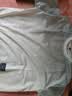 策息圆领卫衣长袖T恤男春夏季纯色情侣衣服秋装上衣学生打底衫 白灰 XL -建议110-140斤左右 实拍图