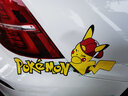 驱派 皮卡丘车贴引擎盖汽车贴纸装饰小车身划痕遮挡摩托车用个性贴画 全套约34个图案 实拍图