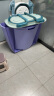 慕亚（MUYA）折叠泡澡桶成人洗澡桶儿童家用全身浴桶浴缸洗澡盆沐浴桶大人神器 [超大加厚]盖+浴凳-紫色 晒单实拍图