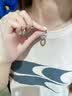 中国黄金（CHINA GOLD）S925银龙凤平安扣情侣项链男女一对情人节生日礼物送女友老婆爱人 龙凤平安扣情侣项链【一对】 实拍图