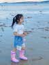 柠檬宝宝儿童雨鞋男女童水鞋宝宝水靴防滑胶鞋小孩雨靴 粉紫独角兽 26码 实拍图