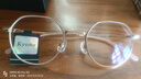 明月镜片 眼镜架全框超轻钛光学眼镜框女配镜高清防蓝光近视眼镜36049 镜框+1.60明月PMC镜片 实拍图