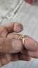 闺蜜学生ins套装个性朋克复古钛钢指环男女时尚戒指 素圈戒指【金色五件套】 实拍图