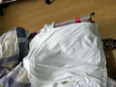 【2件装】100%纯棉质感圆领短袖T恤男宽松百搭纯色打底衫男士全棉半袖体恤众舰行 【2件装】白色+白色 2XL【建议穿135-140斤】 实拍图