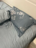 水星家纺床上四件套纯棉被套床单四件套床上用品全棉被罩1.8米床花西雅 晒单实拍图