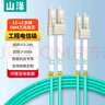 山泽(SAMZHE)光纤跳线 工程电信级万兆LC-LC多模双芯OM4 低烟无卤环保光纤线 收发器尾纤 5米G4-LCLC05 实拍图