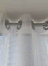 金蝉窗帘免打孔窗纱现代简约卧室客厅阳台伸缩杆窗帘杆一整套纱帘 丝缕-白色【含伸缩杆】 适用宽2.6-3.1米窗帘2.5*2.7两片 实拍图