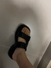 他她（TATA）休闲厚底拖鞋女外穿运动软底简约凉鞋夏新款WL202BT4 黑色（拖鞋款） 38 实拍图
