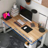 雅美乐书房桌子电脑桌台式 办公家用桌简易书桌学习桌 120*60 实拍图