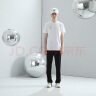 阿迪达斯 （adidas）短袖男夏季运动休闲透气半袖健身跑步男款T恤 白/金 L  晒单实拍图