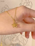 中国黄金（CHINA GOLD）黄金项链女999足金星星吊坠挂坠生日七夕情人节礼物送女朋友老婆 足金吊坠约1.2g*赠镀金银链【甄选礼盒】 实拍图
