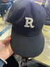 目丸棒球帽女2025新款春夏季百搭显脸小大头围字母刺绣弯檐鸭舌帽男女 黑色R标款 均码 一般都能戴(54-59cm) 实拍图