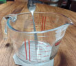 菲内克斯钢化玻璃牛奶杯宝宝儿童微波炉烤箱专用热奶杯带刻度烘焙量杯 1000ml 实拍图